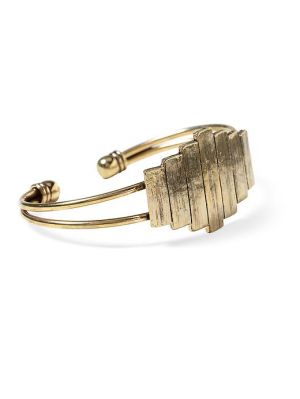 Hive & Honey Gold Bars Cuff Bracelet.jpg